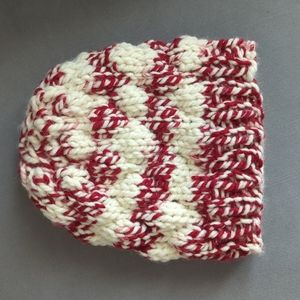 Handmade knit beanie